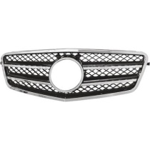 MERCEDES E-Class W212 09-13 Krom/Svart Sportgrill Utan Emblem CL-Look DIEDERICHS
